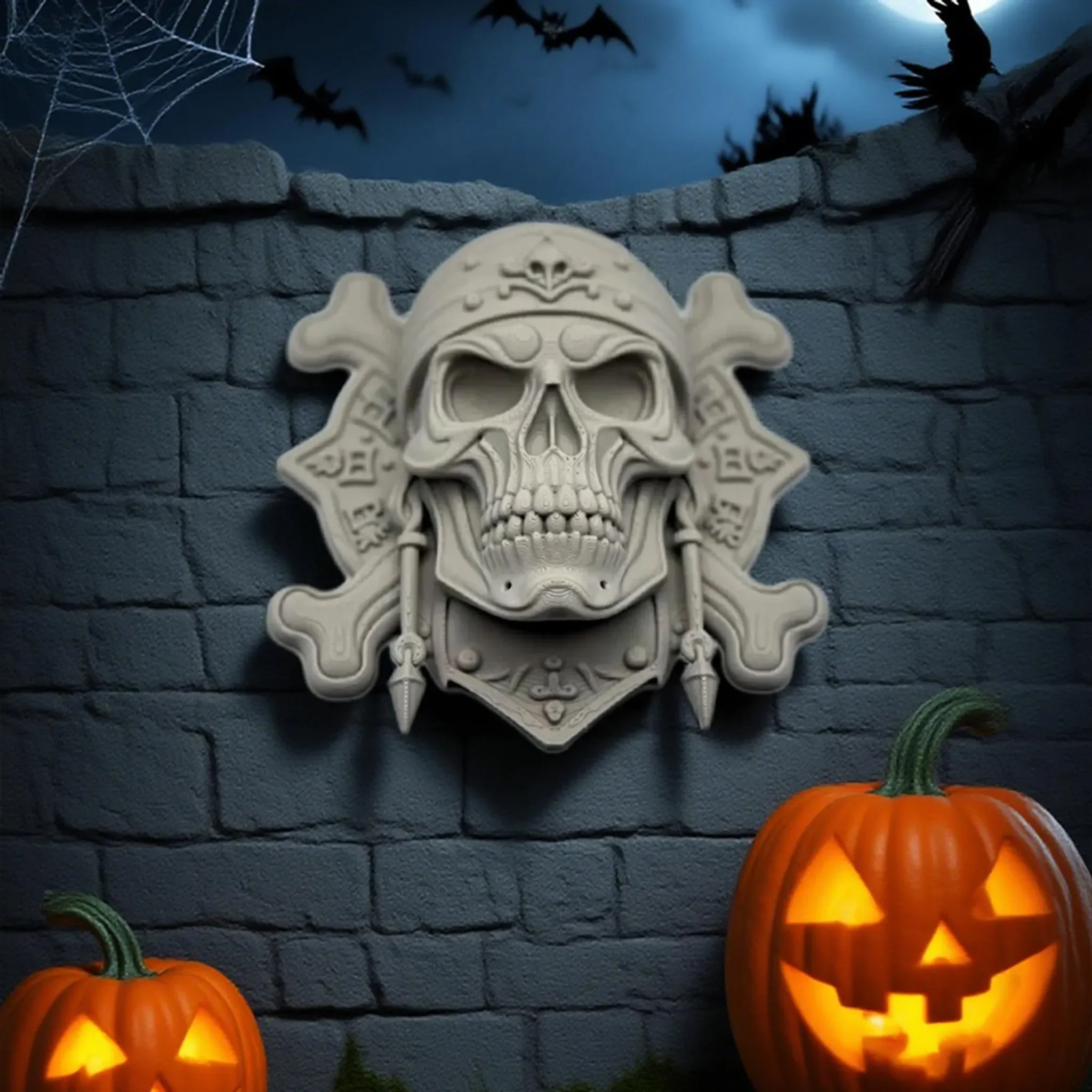 Piratenskelett Wanddekoration – Halloween